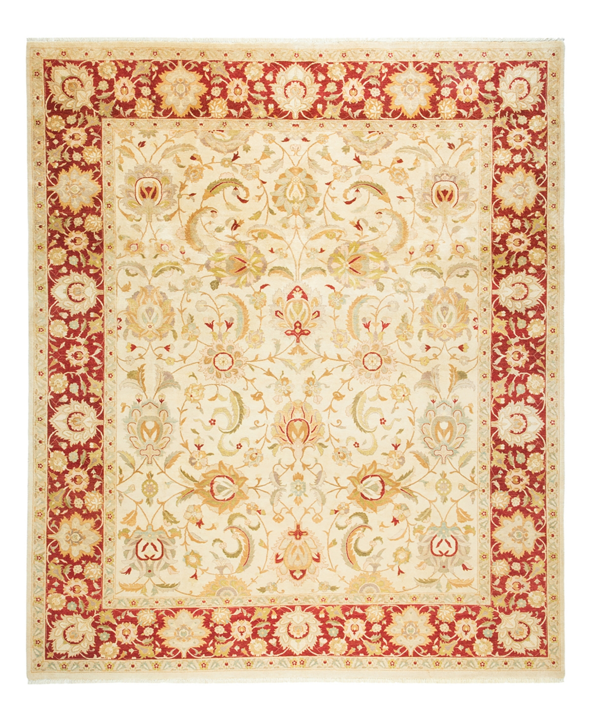 Closeout! Adorn Hand Woven Rugs Mogul M1367 8'2in x 9'10in Area Rug - Ivory