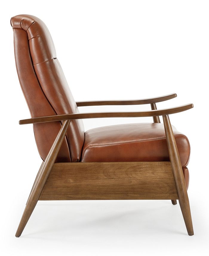 Comfort Pointe Solaris Wood Arm Push Back Recliner Macy's