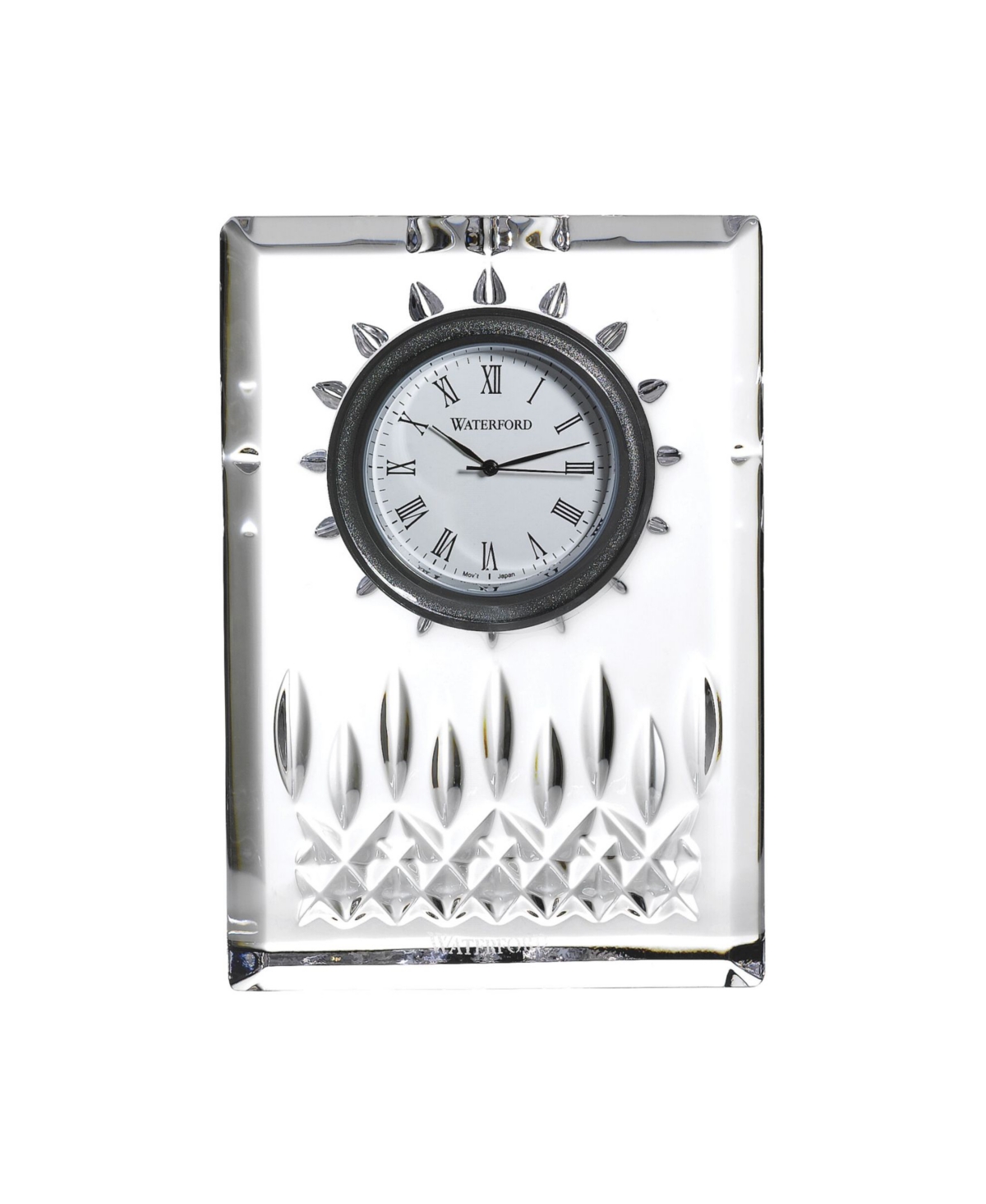 Waterford Lismore Clock 4.5" In Clear
