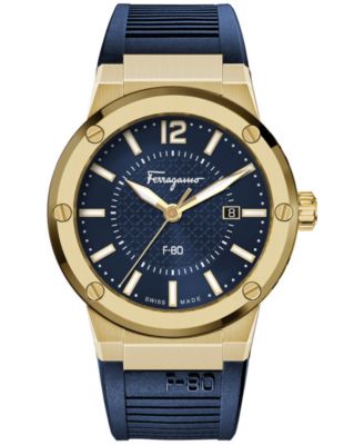 ferragamo blue watch