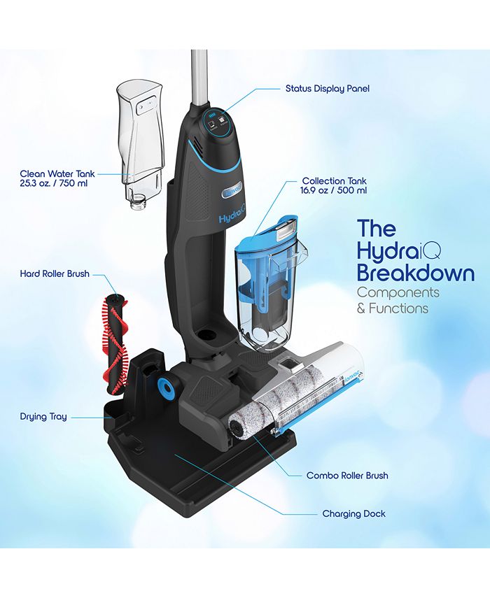 Tzumi ionvac HydraiQ Wet/Dry Cordless Upright Vacuum, MultiSurface Floor Cleaner Macy's