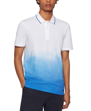 Boss Men's Degrade-Print Polo Shirt