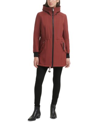 women's fleece lined raincoat with hood