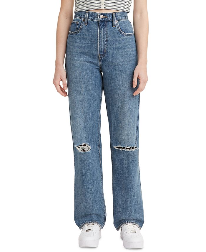 Levi's Women's High Waisted Straight & Reviews - Jeans - Women - Macy's