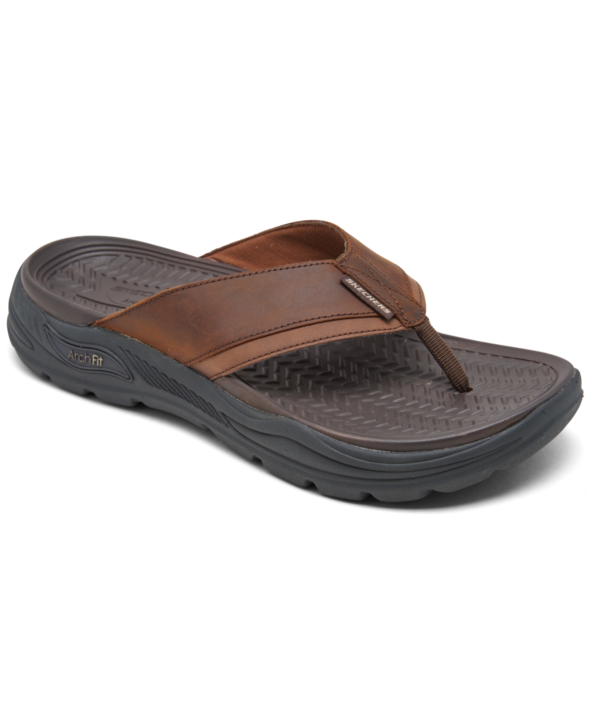 Pump langsom Megalopolis Skechers Men's Arch Fit Motley SD - Malico Thong Sandals from Finish Line -  Macy's