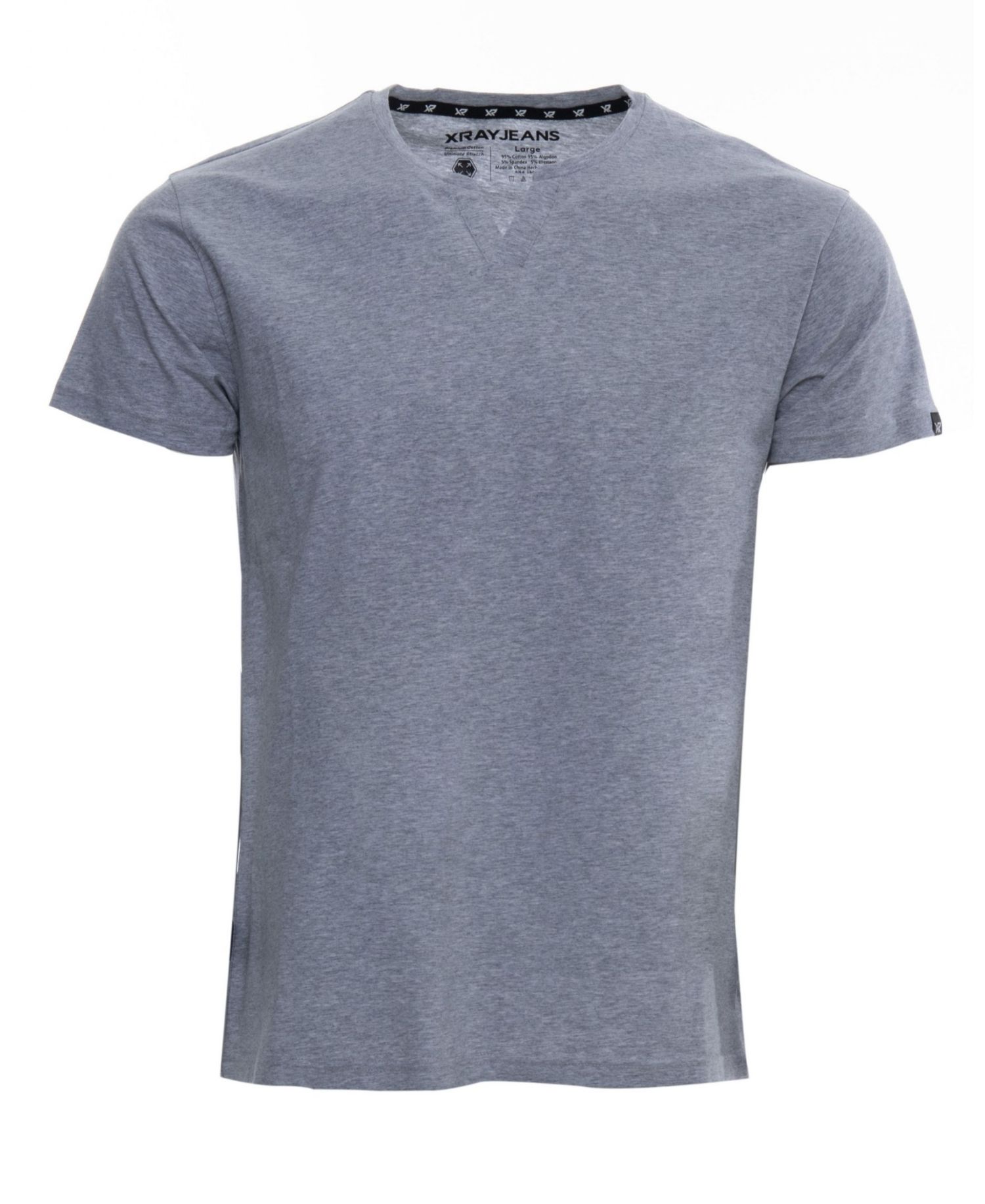 Men's Basic V-Notch Neck Short Sleeve T-Shirt