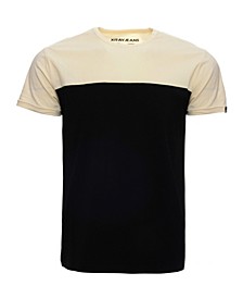 Men's Color Block Crew Neck Short Sleeve T-shirt