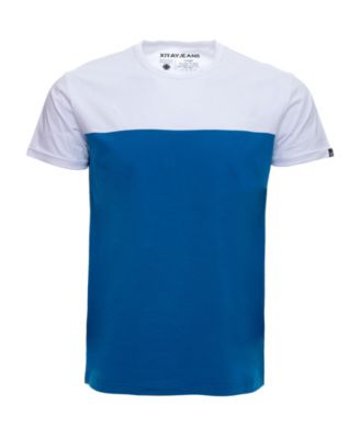 Color Block Crew Neck Short Sleeve 