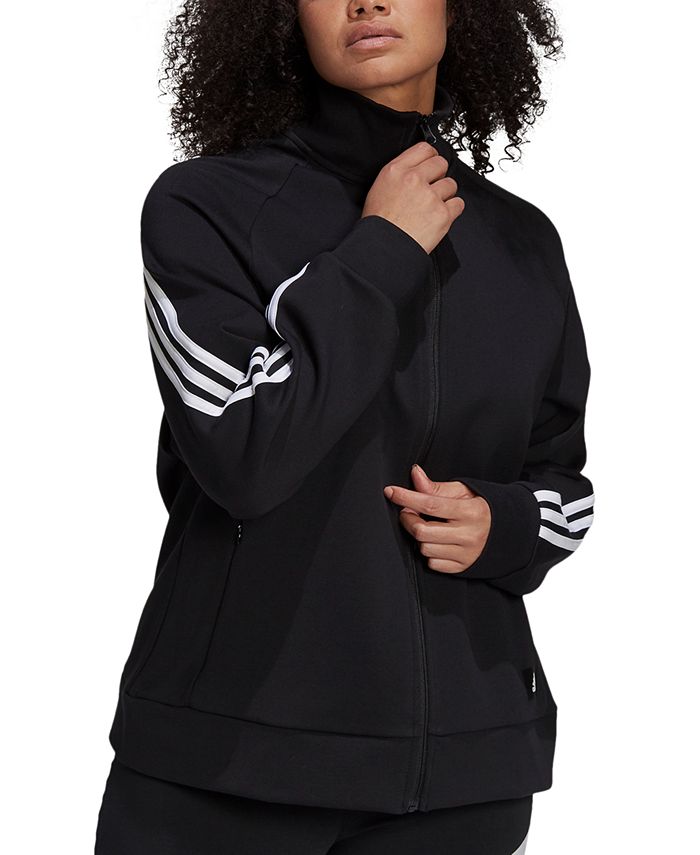 Plus size sales track jacket