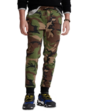 Polo Ralph Lauren Men's Big & Tall Camo Double-Knit Jogger Pants