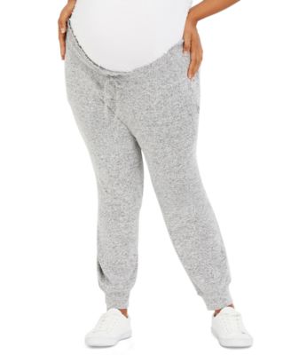 Motherhood Maternity - Plus Size Hacci Jogger Maternity Pants