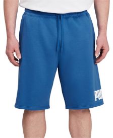 Men's Big & Tall Regular-Fit Logo-Print 10" Fleece Shorts