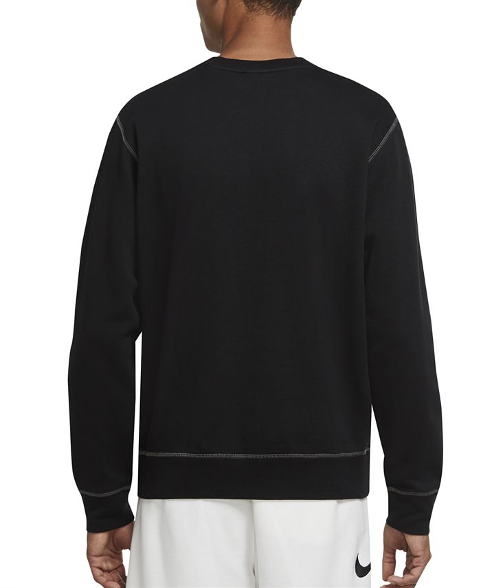 Nike Men's Just Do It Crewneck Fleece Sweatshirt & Reviews - Activewear ...