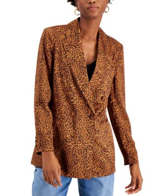 macy's leopard print jacket