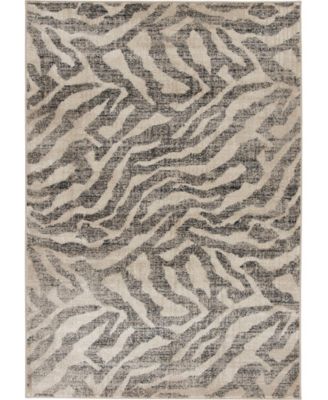 Portland Textiles Sulis Paras Rugs In Gray,ivory