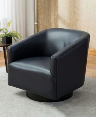 Gaven Wood Base Swivel Chair