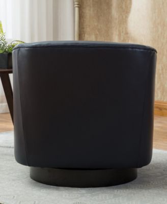 Gaven Wood Base Swivel Chair