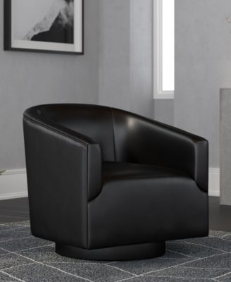 Gaven Wood Base Swivel Chair