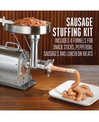 SUGIFT 1200W Electric Meat Grinder with Sausage Kit & 3 Grinder Plates,  Sausage Stuffer Maker