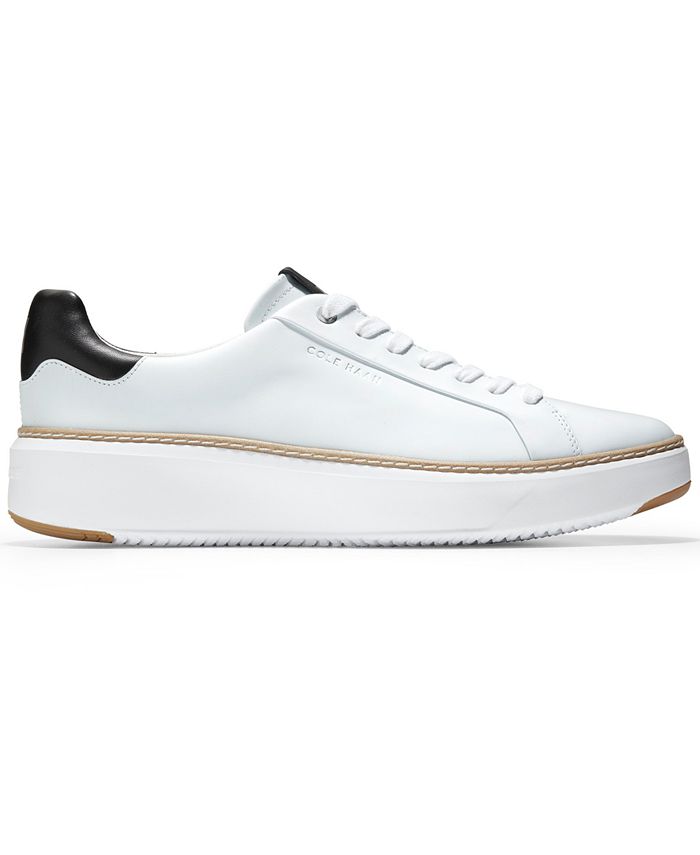 Cole Haan GrandPro TopSpin Baskets pour femme Talca argenté/blanc optique, pointure 38 B – Medium, Talca argenté/blanc optique, 37 EU