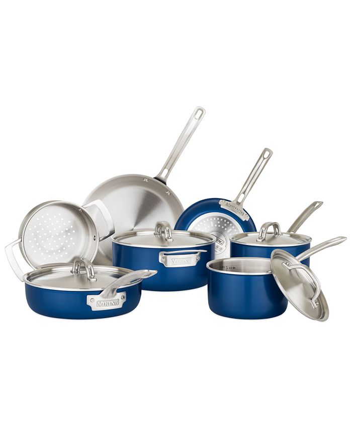 Viking 11-Pc. Stainless Steel Cookware Set - Macy's