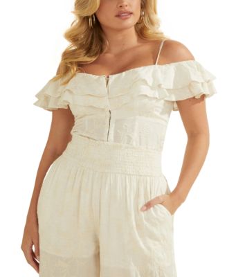 GUESS - Cold-Shoulder Mattie Top