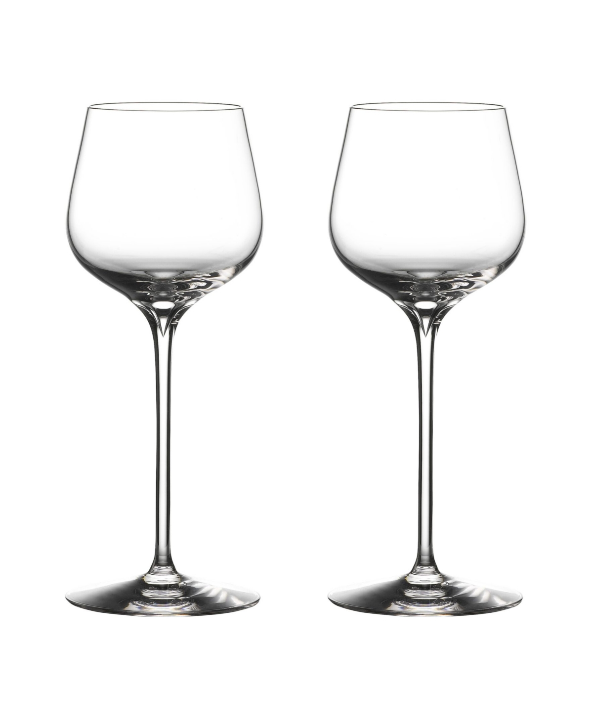 Waterford Elegance Optic Crystal Dessert Wine Glasses Set Of Two In Clear