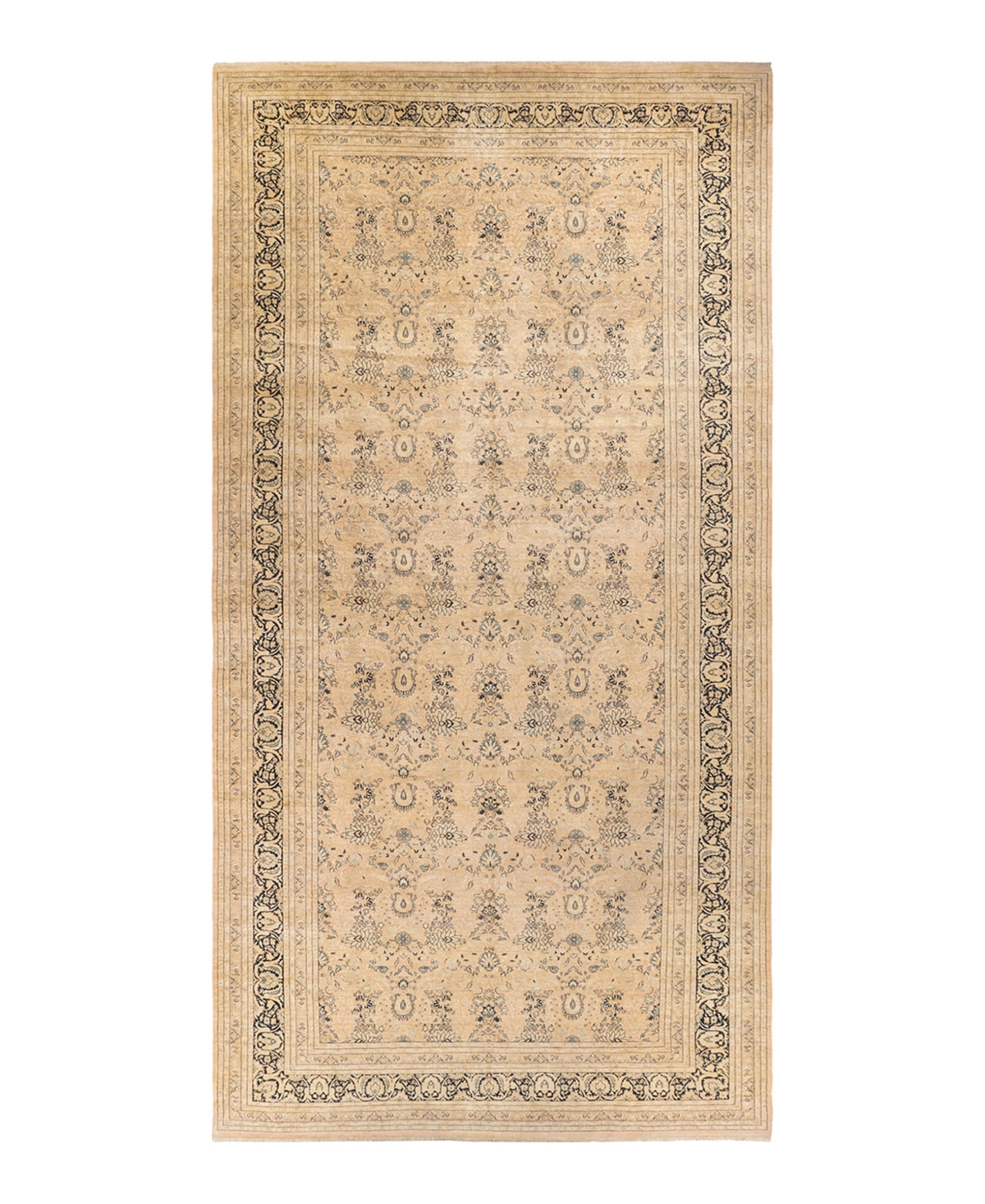 Closeout! Adorn Hand Woven Rugs Mogul M1165 9' x 18'10in Runner Area Rug - Beige