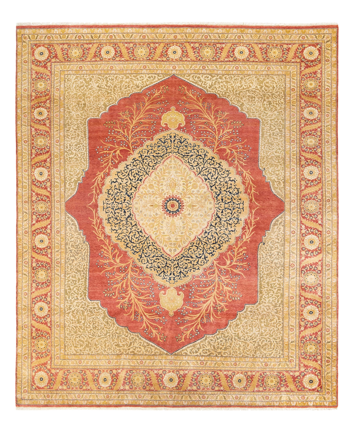 Closeout! Adorn Hand Woven Rugs Mogul M1449 8' x 9'10in Area Rug - Rust