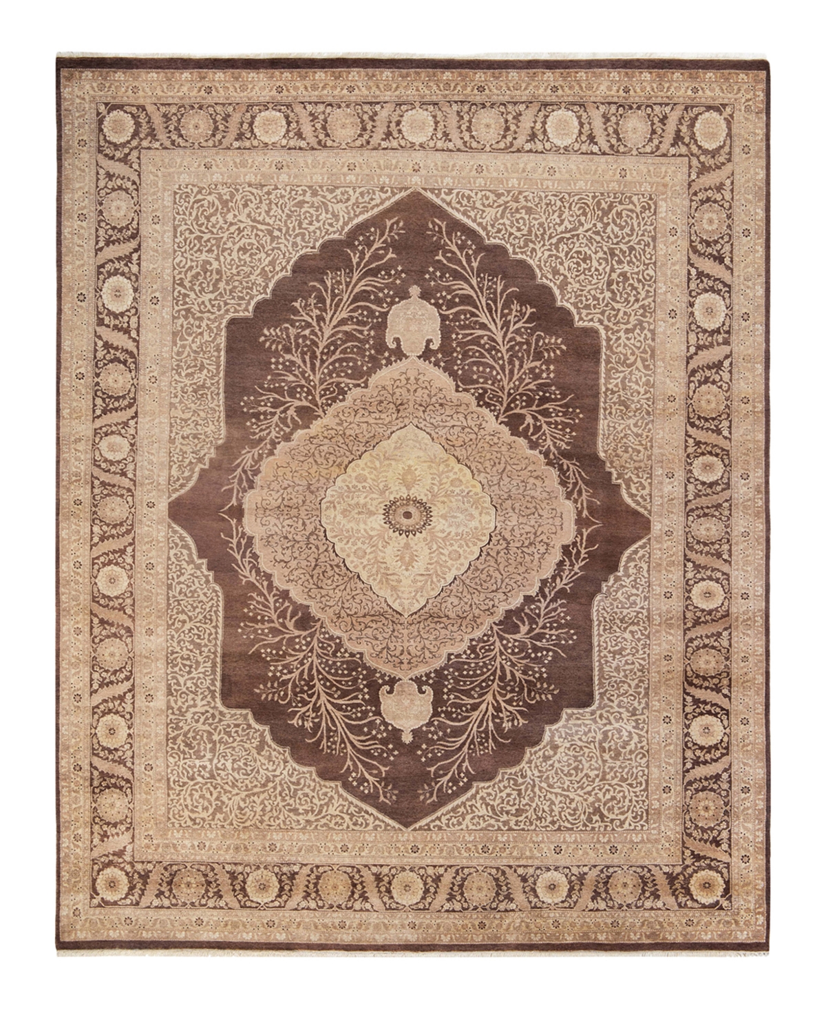 Closeout! Adorn Hand Woven Rugs Mogul M1598 8'4in x 10'7in Area Rug - Walnut