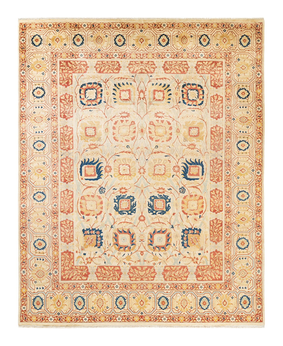 Closeout! Adorn Hand Woven Rugs Mogul M1598 8'2in x 10'3in Area Rug - Ivory