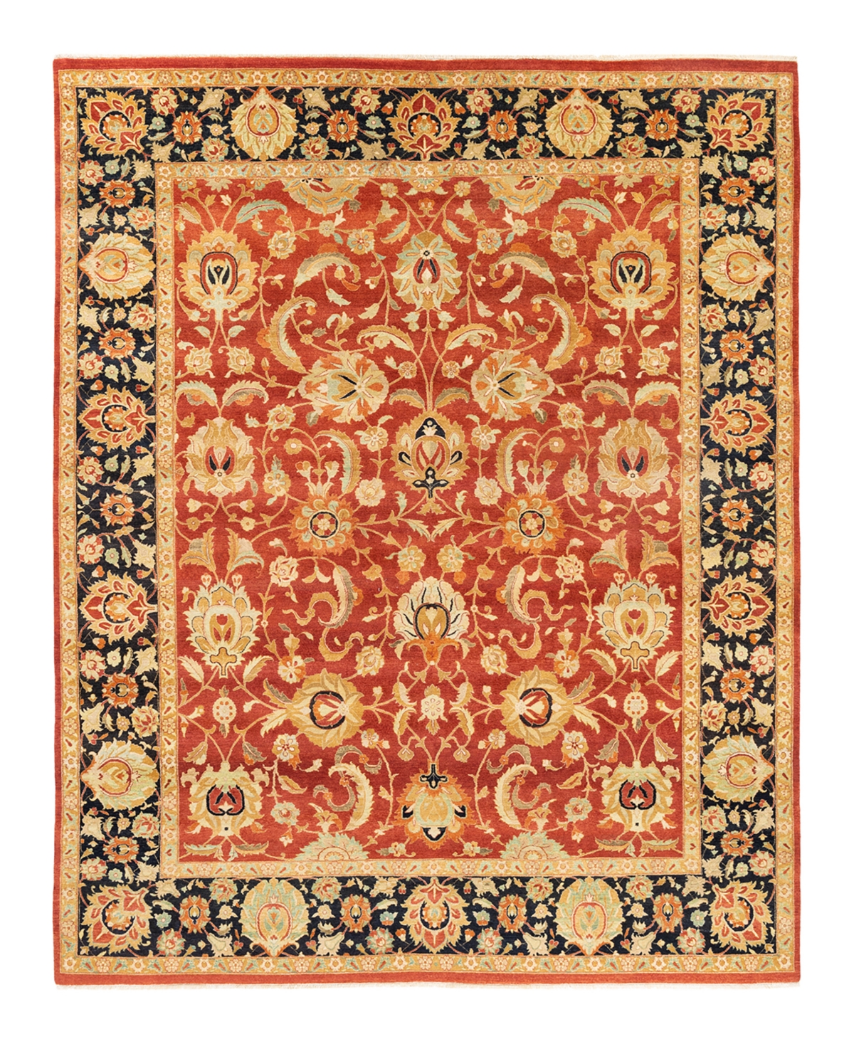 Closeout! Adorn Hand Woven Rugs Mogul M1598 8'1in x 10'1in Area Rug - Rust