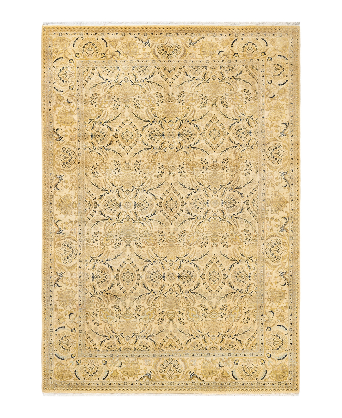 Closeout! Adorn Hand Woven Rugs Mogul M1450 6'2in x 8'10in Area Rug - Ivory