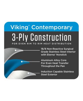 Contemporary 3-Ply, 3.4-Quart Stainless Steel Sauce Pan