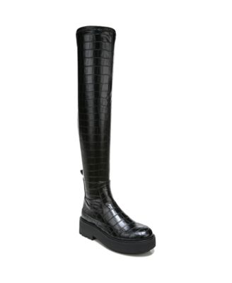 handles knee high boot