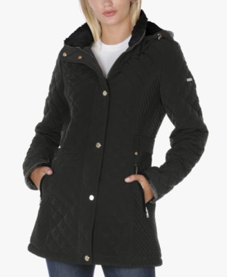 petite quilted coats