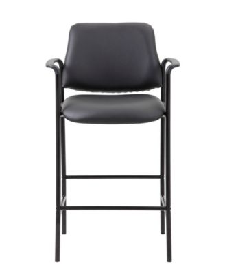 Square Back Diamond Stool with Arm