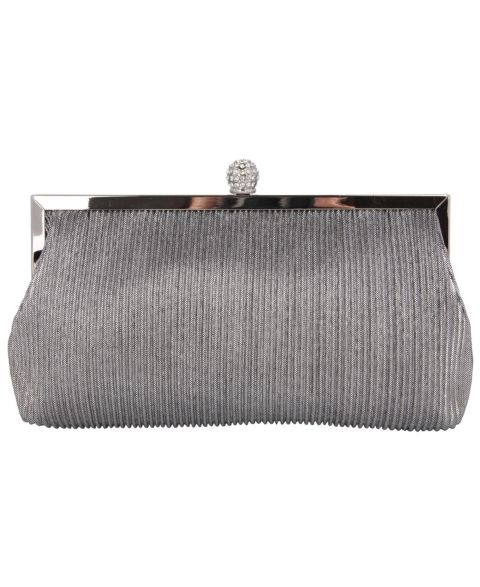 Женские Nina Women's Pleated Metallic Frame Clutch