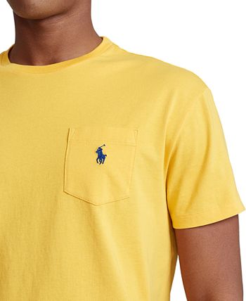Polo Ralph Lauren Men's Classic-Fit Jersey Pocket T-Shirt & Reviews - T ...