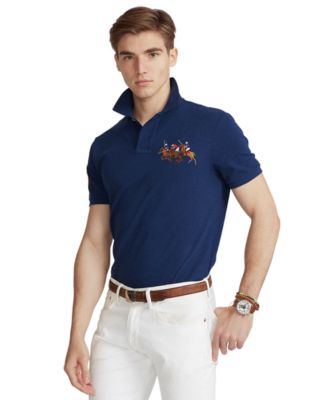 ralph lauren triple pony polo shirt