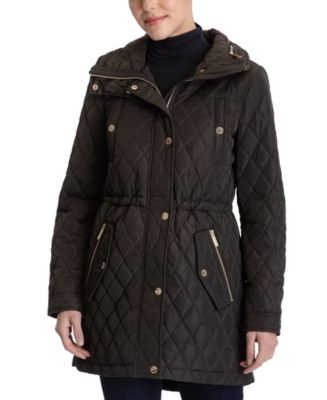 Michael Kors Women's Hooded Quilted Coat, Created for Macy's & Reviews -  Coats & Jackets - Women - Macy's