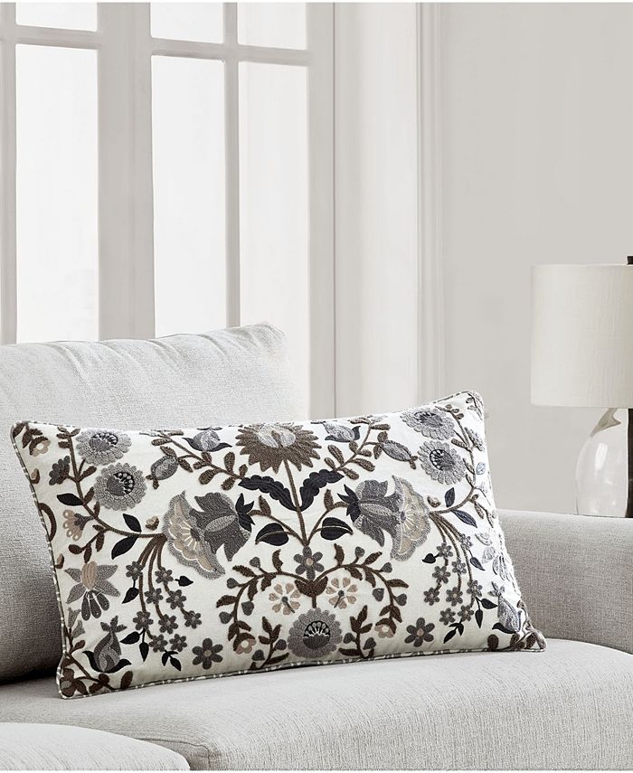 Lacourte Ambrella Grey Decorative Pillow Macy's