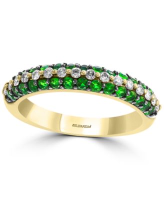 EFFY Collection - Emerald (5/8 ct. t.w.) & Diamond (1/4 ct. t.w.) Ring in 14k Gold