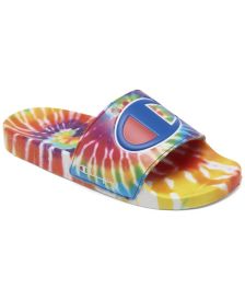 Big Kids IPO Tie-Dye Slide Sandals from Finish Line