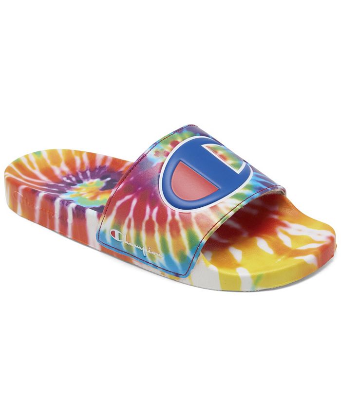Champion Big Kids IPO Tie-Dye Slide Sandals from Finish Line & Reviews ...