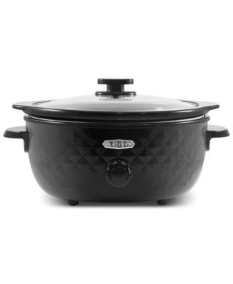 Elite Gourmet - 6-Qt. Diamond Slow Cooker