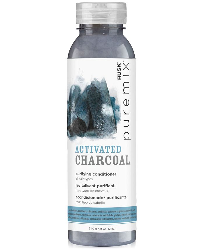 Rusk - Puremix Activated Charcoal Purifying Conditioner, 12-oz.