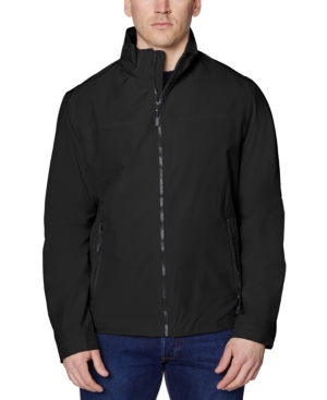 Halifax Men's Big and Tall Poly Zip Front Jacket
