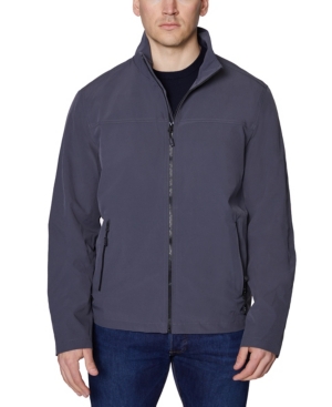 Halifax Men's Big and Tall Poly Zip Front Jacket