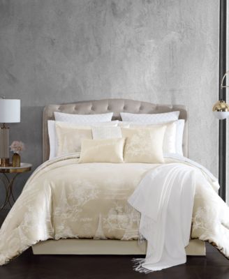 Hallmart Collectibles - Paris Celeste 14-Pc Queen Comforter Set